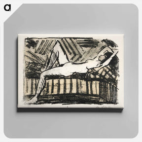 アートパネル-Nude Reclining
 - イェール大学アートギャラリー Canvas.