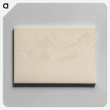 アートパネル-Woman Lying on her Back, Partly Dressed
 - イェール大学アートギャラリー Canvas.