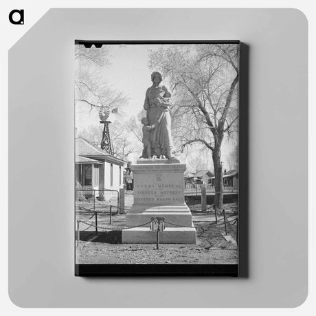 アートパネル-Pioneer Mothers Monument
 - ラッセル リー Canvas.