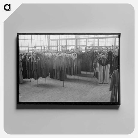 アートパネル-Ladies' Coats, Hightstown, New Jersey
 - ラッセル リー Canvas.