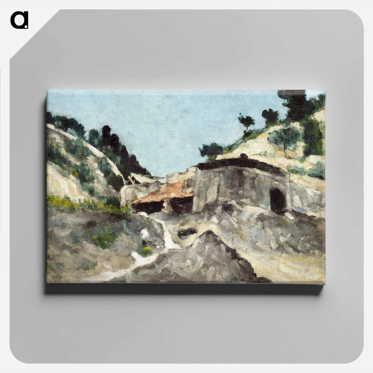 アートパネル-Landscape with Water Mill
 - イェール大学アートギャラリー Canvas.