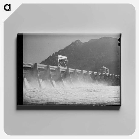アートパネル-Bonneville Dam, Oregon
 - ラッセル リー Canvas.