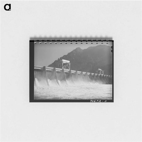アートメモ帳-Bonneville Dam, Oregon
 - ラッセル リー Memo.