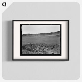 アートポスター-U.S. 99 on ridge over Tehachapi Mountains - ドロテア ラング Poster.