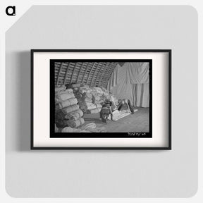 アートポスター-FSA Tent Storage
 - ラッセル リー Poster.