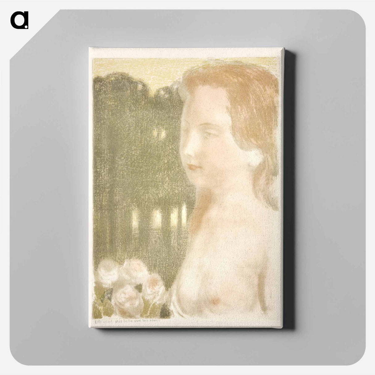 アートパネル-She was more beautiful than dreams (Elle etait plus belle que les reves)
 - イェール大学アートギャラリー Canvas.