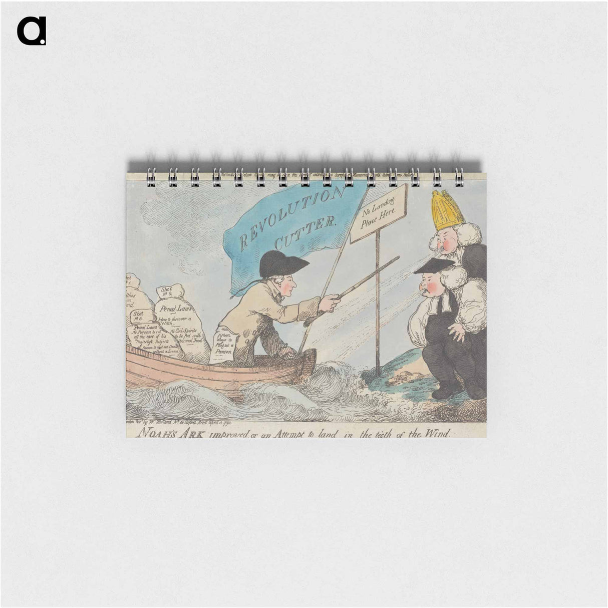アートメモ帳-Noah's Ark Improved, or an Attempt to Land in the Teeth of the Wind
 - イェール大学アートギャラリー Memo.