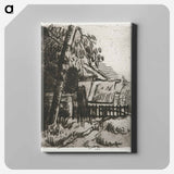 アートパネル-Landscape in Auvers (Paysage à Auvers)
 - イェール大学アートギャラリー Canvas.