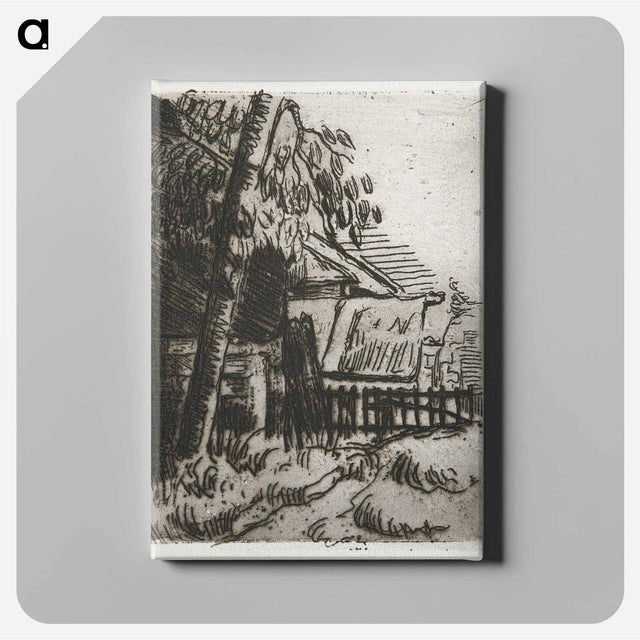 アートパネル-Landscape in Auvers (Paysage à Auvers)
 - イェール大学アートギャラリー Canvas.