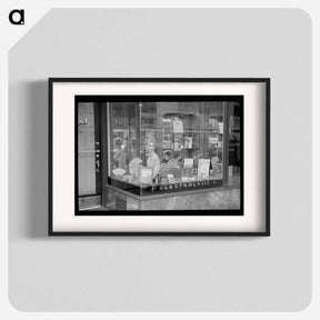 アートポスター-Connecticut Avenue Store Window
 - ラッセル リー Poster.