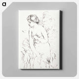 アートパネル-Baigneuse debout, à mi-jambes (Standing Bather, Down to the Knees)
 - イェール大学アートギャラリー Canvas.