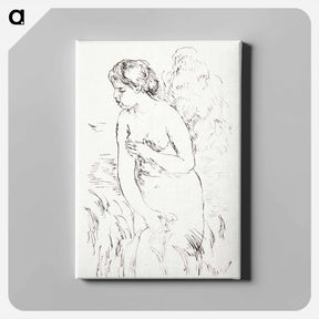 アートパネル-Baigneuse debout, à mi-jambes (Standing Bather, Down to the Knees)
 - イェール大学アートギャラリー Canvas.