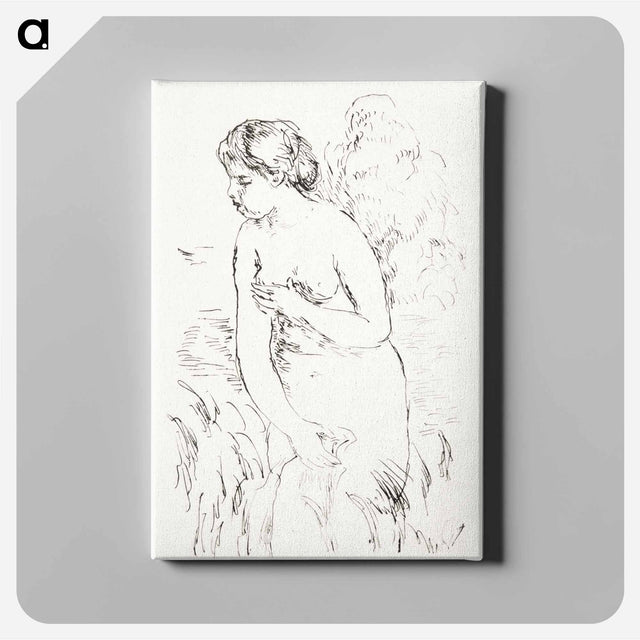 アートパネル-Baigneuse debout, à mi-jambes (Standing Bather, Down to the Knees)
 - イェール大学アートギャラリー Canvas.