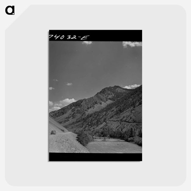 アートポストカード-Salmon River Road, Custer County
 - ラッセル リー Postcard.