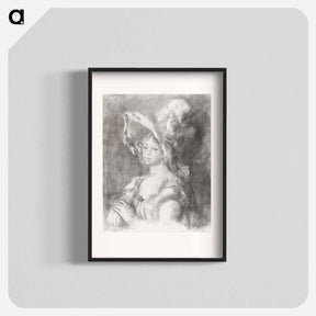 アートポスター-Bust of a Young Woman (Mlle Dieterle)
 - イェール大学アートギャラリー Poster.