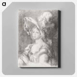 アートパネル-Bust of a Young Woman (Mlle Dieterle)
 - イェール大学アートギャラリー Canvas.