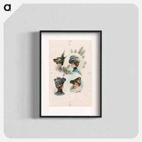 アートポスター-Women in Hats
 - ボストン公共図書館 Poster.