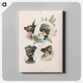 アートパネル-Women in Hats
 - ボストン公共図書館 Canvas.