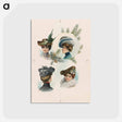 アートポストカード-Women in Hats
 - ボストン公共図書館 Postcard.