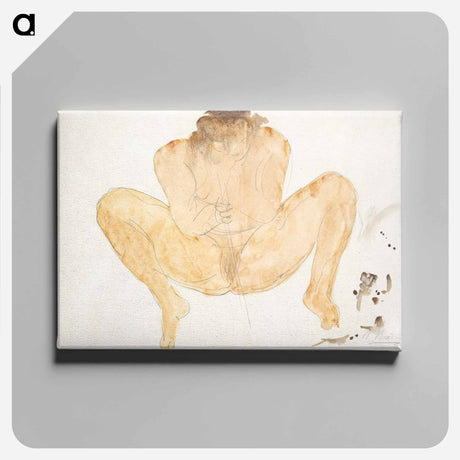 アートパネル-Study of a Nude, legs apart
 - イェール大学アートギャラリー Canvas.