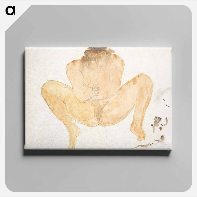アートパネル-Study of a Nude, legs apart
 - イェール大学アートギャラリー Canvas.