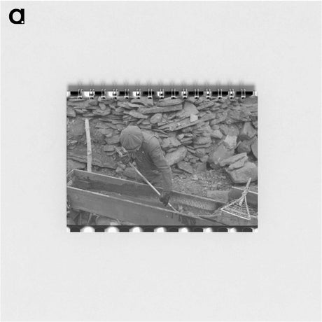 アートメモ帳-Gold Miner at Two Bit Creek
 - ラッセル リー Memo.