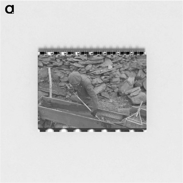 アートメモ帳-Gold Miner at Two Bit Creek
 - ラッセル リー Memo.