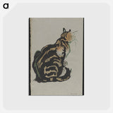 アートポストカード-Chat Assis
 - ボストン公共図書館 Postcard.