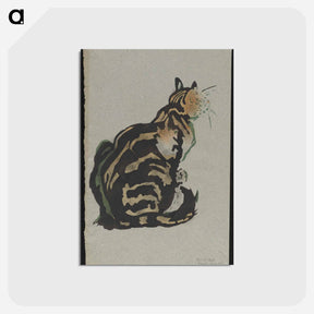 アートポストカード-Chat Assis
 - ボストン公共図書館 Postcard.