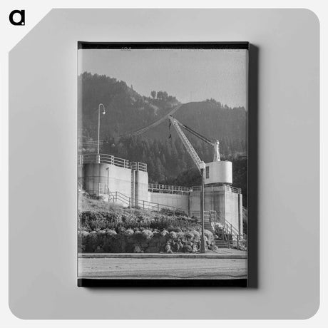 アートパネル-Entrance to Ship Locks at Bonneville Dam
 - ラッセル リー Canvas.