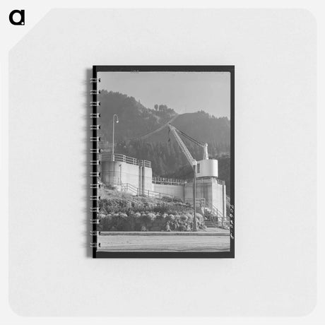 アートメモ帳-Entrance to Ship Locks at Bonneville Dam
 - ラッセル リー Memo.