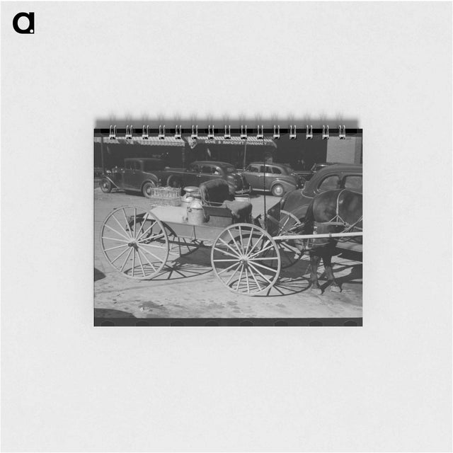 アートメモ帳-Farmer's Wagon in Town
 - ラッセル リー Memo.