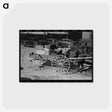 アートポストカード-Farmer's Wagon in Town
 - ラッセル リー Postcard.