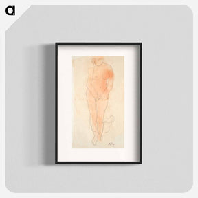 アートポスター-Studies of nudes standing (recto and verso)
 - イェール大学アートギャラリー Poster.
