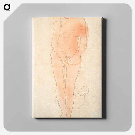 アートパネル-Studies of nudes standing (recto and verso)
 - イェール大学アートギャラリー Canvas.