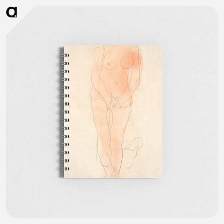 アートメモ帳-Studies of nudes standing (recto and verso)
 - イェール大学アートギャラリー Memo.