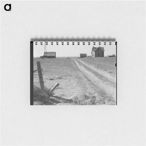 アートメモ帳-Abandoned farmhouse in Columbia Basin - ドロテア ラング Memo.