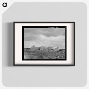 アートポスター-Remains of sawmill in Fullerton, Louisiana - ドロテア ラング Poster.