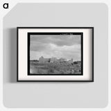 Remains of sawmill in Fullerton, Louisiana - Dorothea Lange Poster.