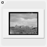 Remains of sawmill in Fullerton, Louisiana - Dorothea Lange Poster.