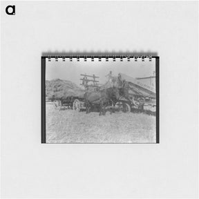 アートメモ帳-Untitled photo, possibly related to: The threshing of oats - ドロテア ラング Memo.