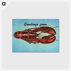 アートポストカード-Greetings From
 - ボストン公共図書館 Postcard.