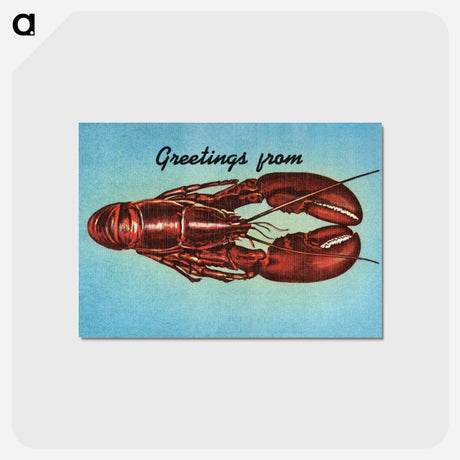 アートポストカード-Greetings From
 - ボストン公共図書館 Postcard.