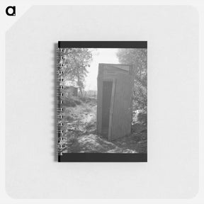 アートメモ帳-Privy in cotton camp for migratory workers - ドロテア ラング Memo.