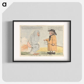 アートポスター-St. Swithin and John Bull; Or a Tete a Tete in a Shower
 - イェール大学アートギャラリー Poster.