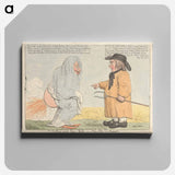 アートパネル-St. Swithin and John Bull; Or a Tete a Tete in a Shower
 - イェール大学アートギャラリー Canvas.