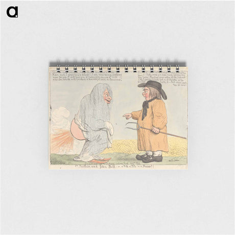 アートメモ帳-St. Swithin and John Bull; Or a Tete a Tete in a Shower
 - イェール大学アートギャラリー Memo.