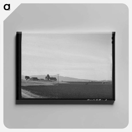 アートパネル-Harrowing the Bean Field
 - ラッセル リー Canvas.