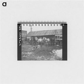 アートメモ帳-Horses at Joy, Illinois
 - ラッセル リー Memo.