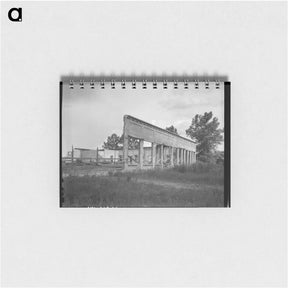 アートメモ帳-Remains of storefronts in Fullerton, Louisiana - ドロテア ラング Memo.